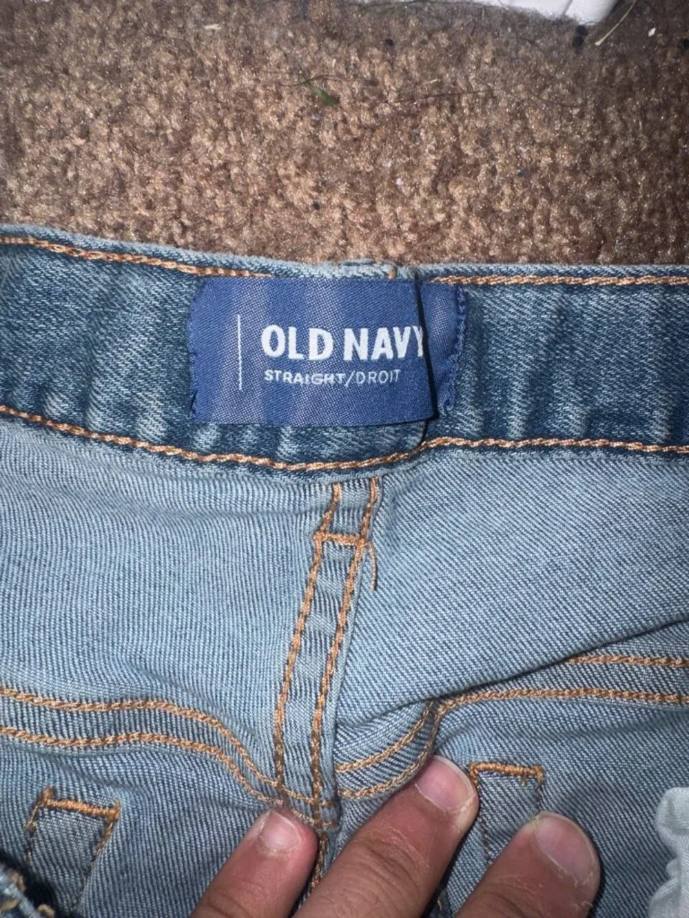 Old Navy Straight Fit Boys Size 12 Husky Blue Jeans – Fits Men's XS Slim